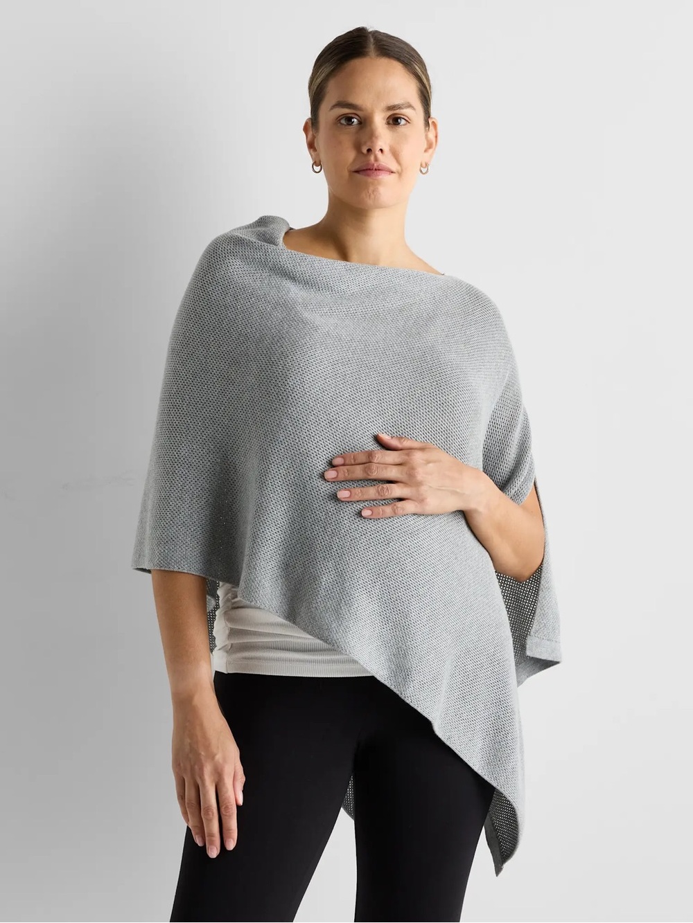 NWOT Quince Lightweight Cotton Cashmere Nursing Shawl